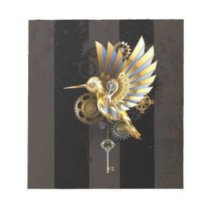 Mechanischer Hummingvogel Notizblock