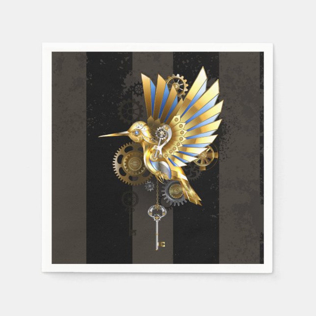 Mechanischer Hummingvogel Serviette (Vorderseite)