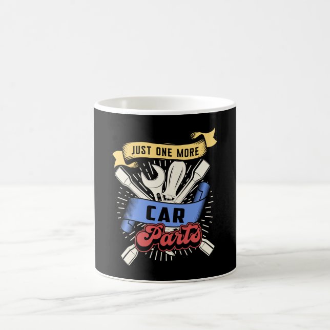 Mechanischer Motor von Autos Mechanik Retro Funny  Kaffeetasse (Mittel)