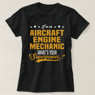 Mechanischer Motor von Luftfahrzeugen T-Shirt