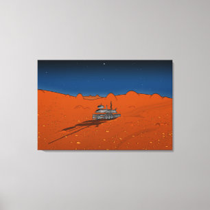 Mechanischer Roboter-Cartoon Leinwanddruck