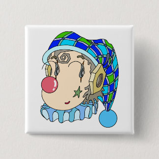 Mechanischer "romantischer Clown" mit einem liebli Button