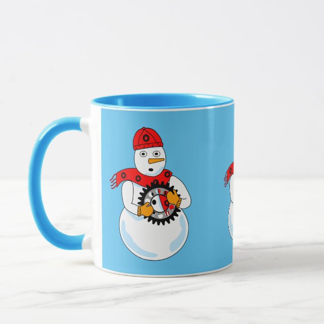Mechanischer Snowman Tasse (Links)