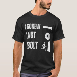 Mechanischer Spaß des Auto I Schrauben I Nut I Bol T-Shirt