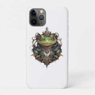 "Mechanischer Sprung: Der Steampunk-Grüner Frosch" Case-Mate iPhone Hülle