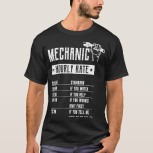Mechanischer Stundensatz T-Shirt Labrador Rate für