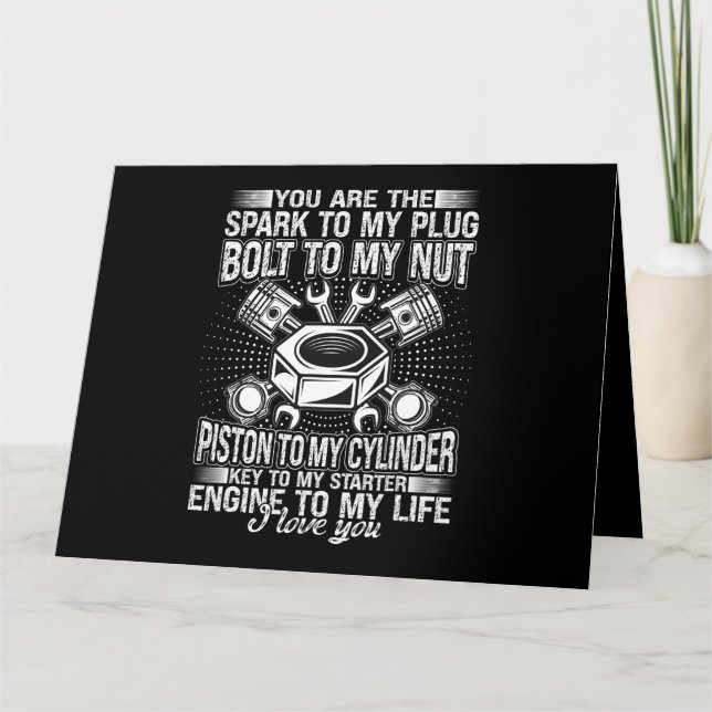 Mechanischer Typ an meine Nut Kolben bis zu meinem Karte (Vorderseite)