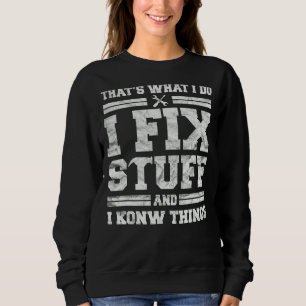 Mechanischer Vater für Männer Das ist, was ich mac Sweatshirt