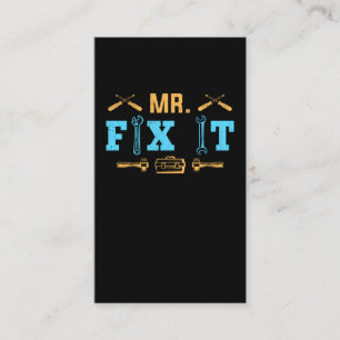 Mechanischer Vater Handwerker Funny Repgend Visitenkarte