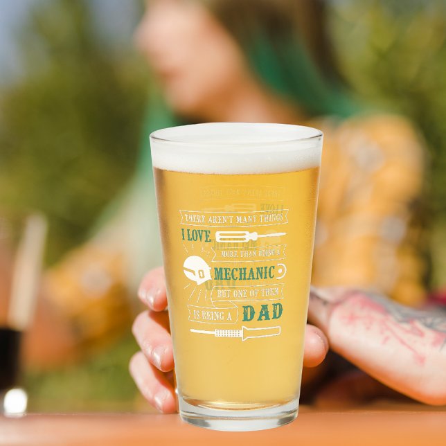 Mechanischer Vater | Vatertag Glas (Von Creator hochgeladen)