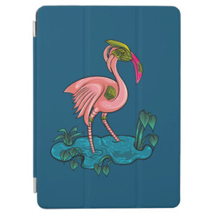 Mechanischer Vogel, rosa Flamingo Mecha Robot iPad Air Hülle