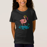 Mechanischer Vogel, rosa Flamingo Mecha Robot