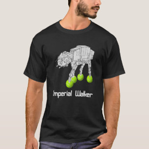 Mechanischer Walker mit Tennisbälle am Fuße T-Shirt