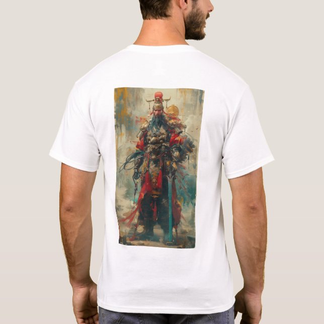 Mechanischer Warrior Guan Yu T - Shirt (Rückseite)