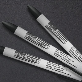 Mechanisches amerikanisches Auto-Reparaturlogo Kugelschreiber