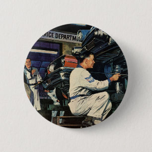 Mechanisches Auto für Vintage Unternehmen, Reparat Button