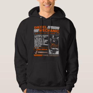Mechanisches Diesel-Auto-LKW-Fahrzeug Hoodie