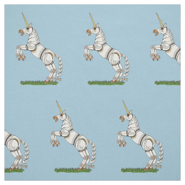 Mechanisches Einhorn Stoff (Muster)