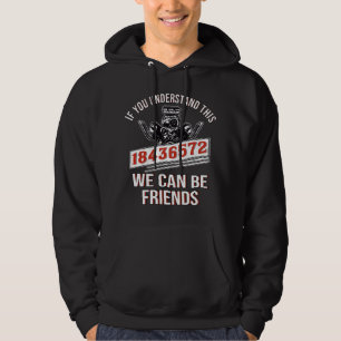 Mechanisches Fahrzeug 18436572 V8 Mechanisches Mot Hoodie