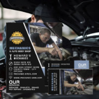 Mechanisches Foto Auto Mechanik und Reparatur Werb