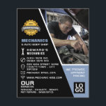 Mechanisches Foto Auto Mechanik und Reparatur Werb Flyer<br><div class="desc">Mechanisches Foto,  Auto Mechanik & Reparatur Flyer Werbung durch den Business Card Store.</div>