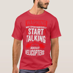 Mechanisches Geschenk für den Funny Helicopter T-Shirt