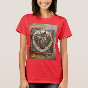 Mechanisches Herz Anatomische Steampunk-Serie T-Shirt