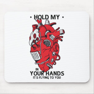 Mechanisches Herz - Steampunk-Design Mousepad