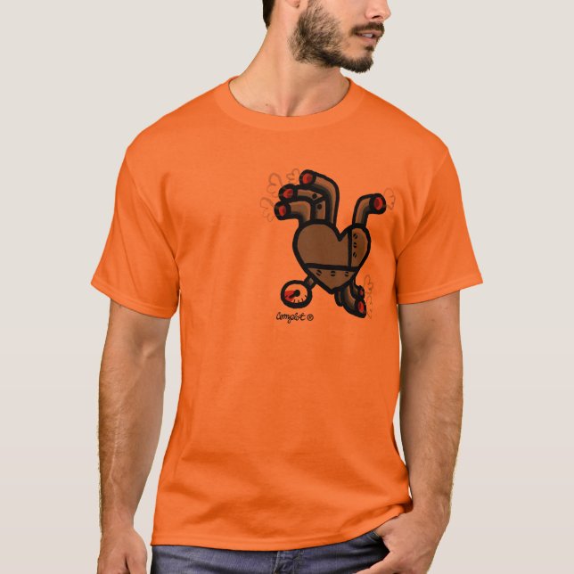 mechanisches Herz T-Shirt (Vorderseite)