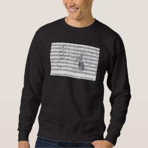 Mechanisches Kaninchen u. Beethoven Sweatshirt