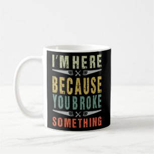 Mechanisches, lustiges Sprichwort, das ich hier bi Kaffeetasse