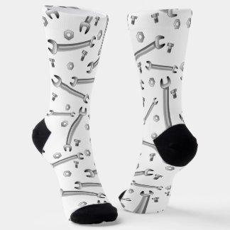 Mechanisches Schraubenmuster Socken