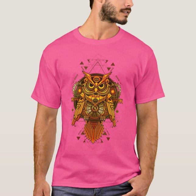 Mechanisches Steampunkugel. T-Shirt (Vorderseite)