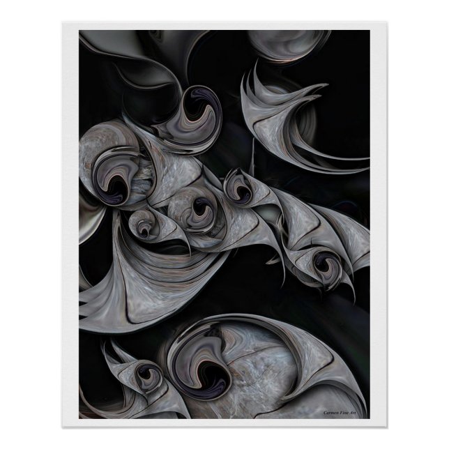 "Mechanism with Sky", Glossy Poster (Vorderseite)