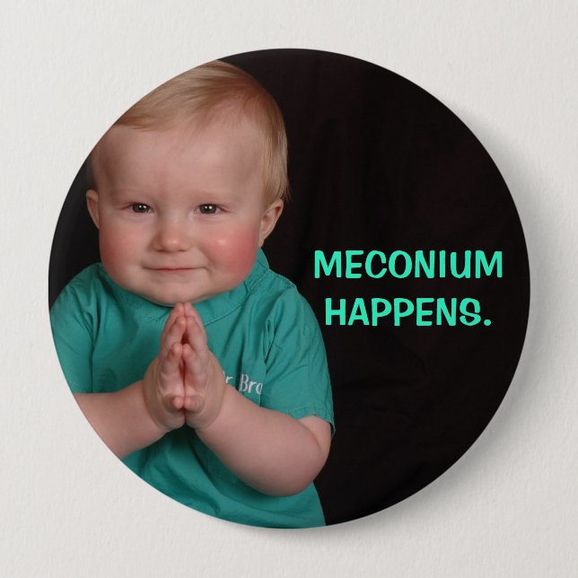 MECONIUM GESCHIEHT BUTTON (Vorderseite)