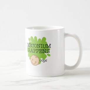 Meconium geschieht Kaffee-Tasse Tasse