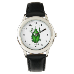 Mecynorhina torquata bug Cartoon zur Darstellung Armbanduhr