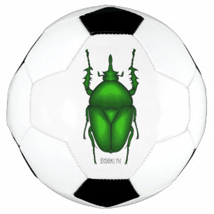 Mecynorhina torquata bug Cartoon zur Darstellung Fußball