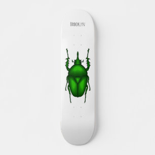 Mecynorhina torquata bug Cartoon zur Darstellung Skateboard