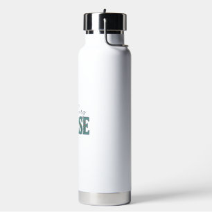 Med Chir Krankenschwester Florales Vintage-Gravurd Trinkflasche