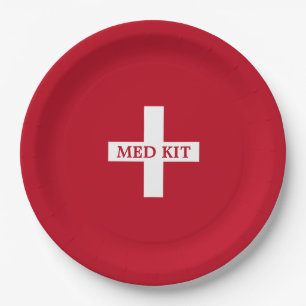 Med Kit Dart Gun Geburtstagsfeier Lieferung Pappteller