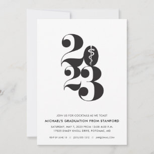 Med School Abschluss Invitation Class of 2024 Einladung