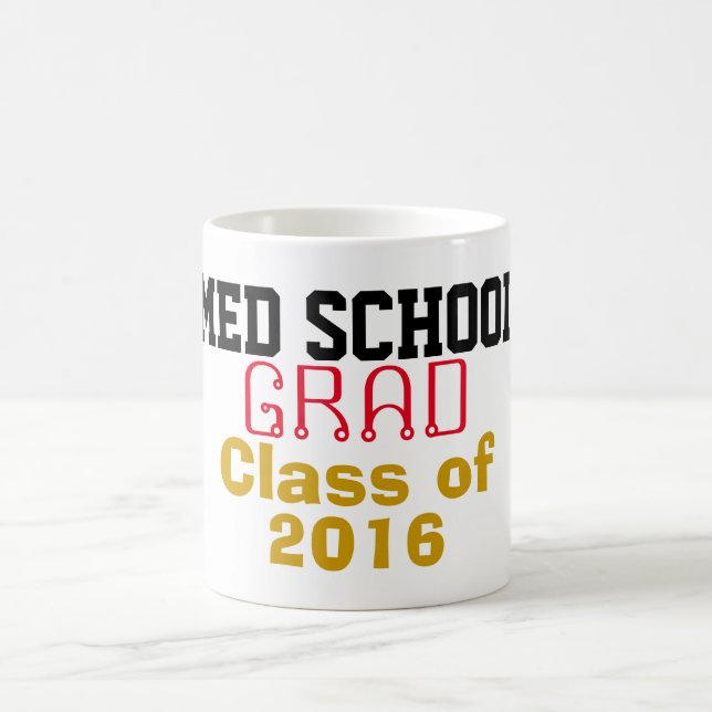 Med School Graduate Class of Year Kaffeetasse (Mittel)