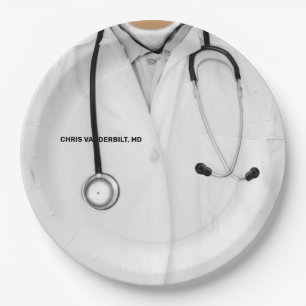Med School Graduation Party Paper Plate Pappteller
