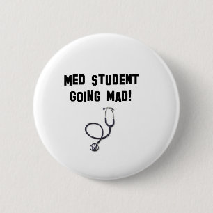 MED-Student, der wütend geht Button