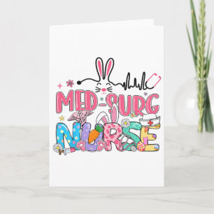 Med Surg Krankenschwester Osterhase Medical Surgic Karte