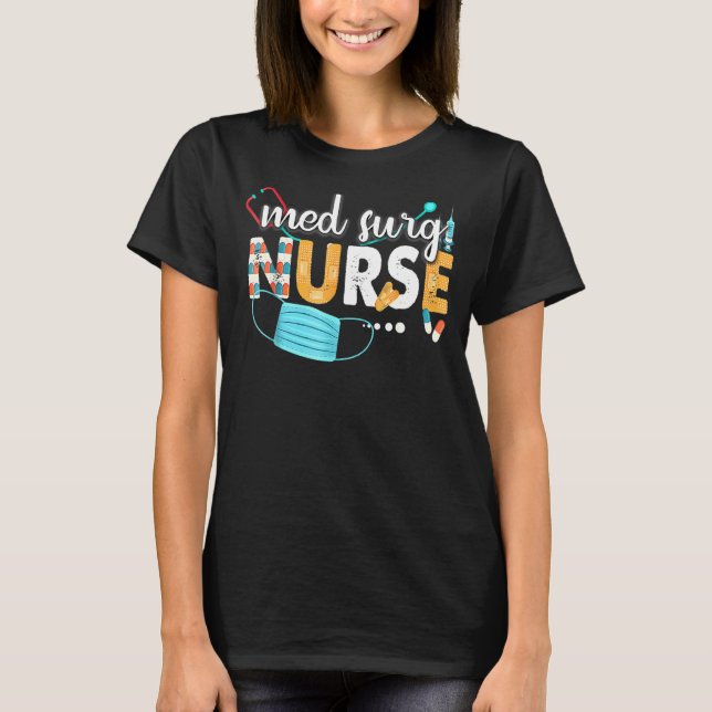 Med Surg Nurse Niedlich Nurses Week 2022 T-Shirt (Vorderseite)