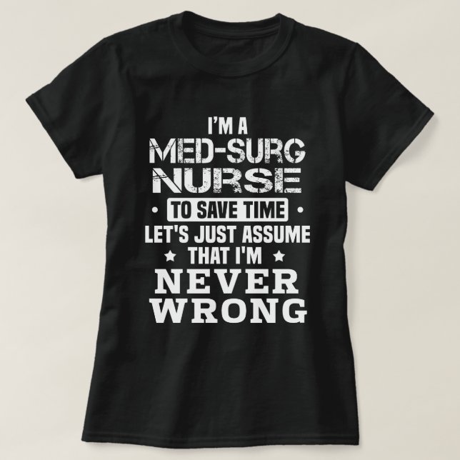 Med-Surg Nurse T-Shirt (Design vorne)
