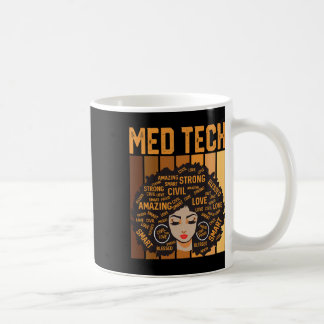 Med Tech Powerful Black History Month Schwarzer St Kaffeetasse