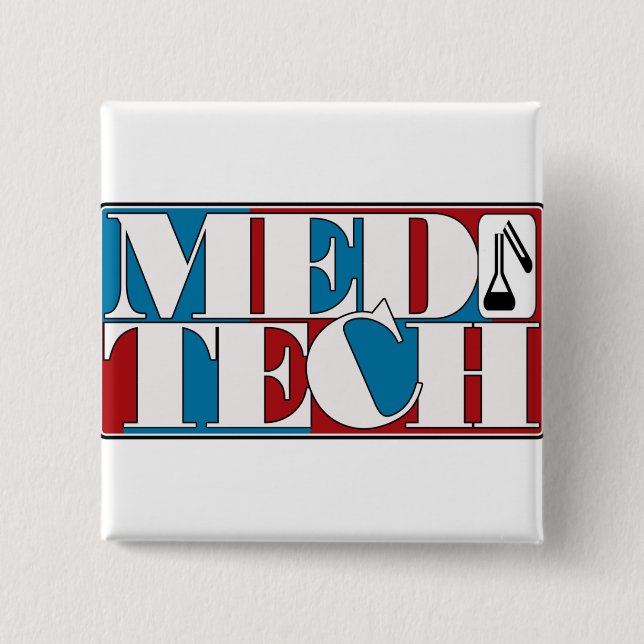 MED-TECHNOLOGIE-LABORblock-LOGO Button (Vorderseite)